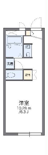 レオパレスＫＩＺＵＫＩの間取り