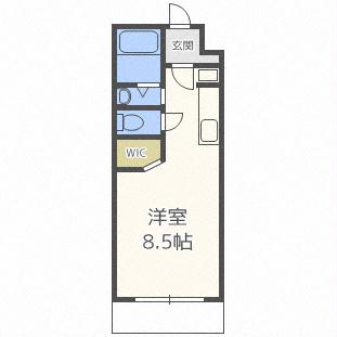 アルファレジデンス北22条　旧ブルーベル北22の間取り