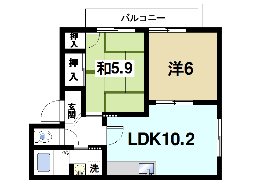 フジアネックスの間取り