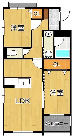 ロワール・イン柳原町の間取り