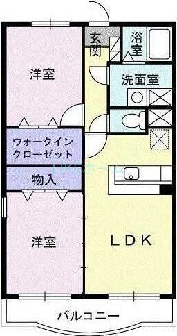 船橋市上山町のマンションの間取り