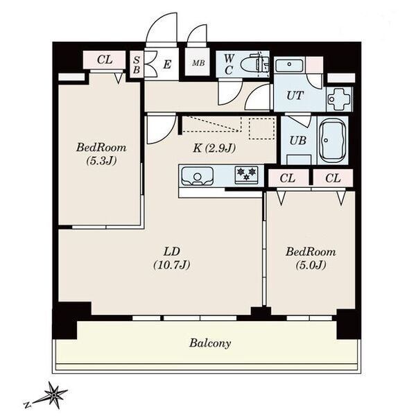 Ｓ－ＲＥＳＩＤＥＮＣＥ四日市安島ａｌｏｇｇｉｏの間取り