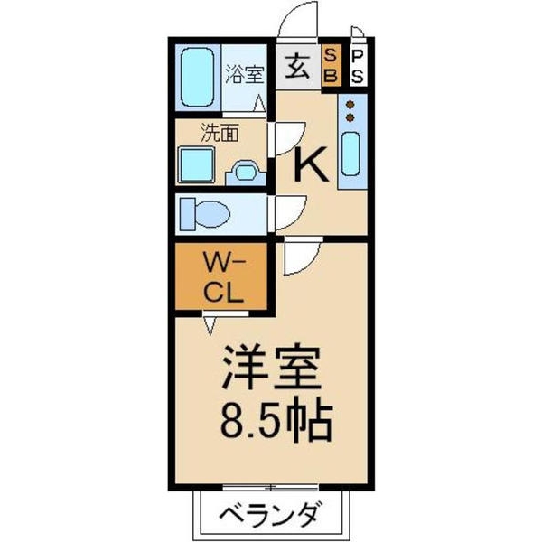 ロベリア枚方Ａ棟の間取り