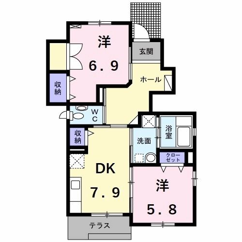 スイートＭの間取り