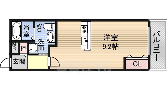 堺市堺区宿院町東のマンションの間取り