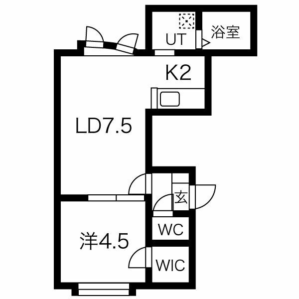 プレシャス八番館の間取り