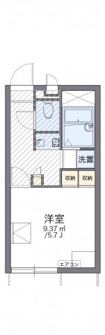 レオパレス国栄の間取り