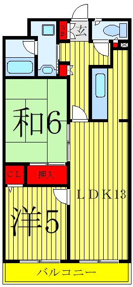 センターヴァレーの間取り