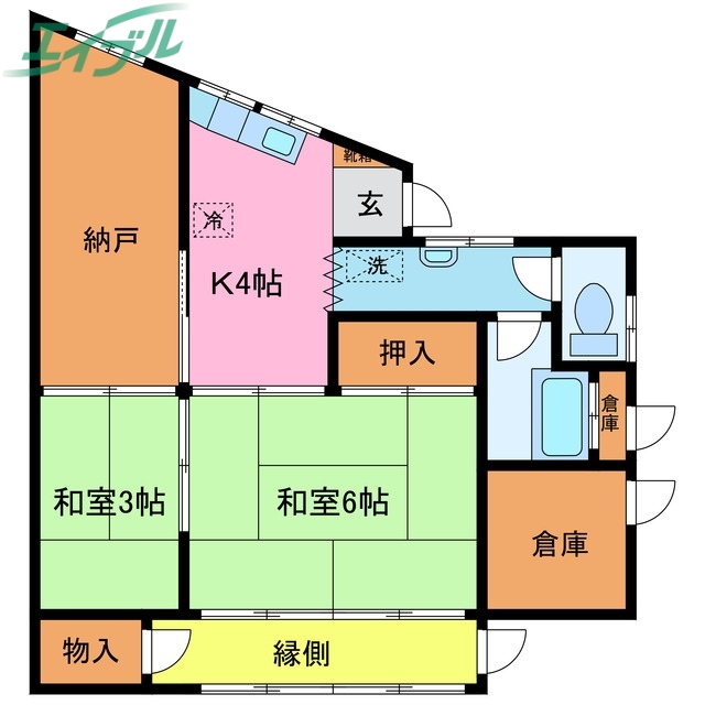 三重県伊勢市倭町（一戸建）の賃貸物件の間取り