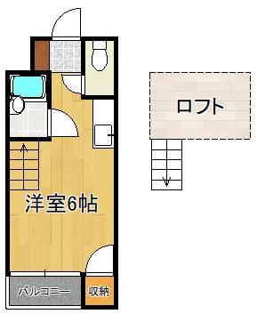 ジュネス折尾の間取り写真
