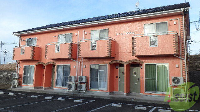 建物外観　角田市角田字中島下【オレンジ壱番館】