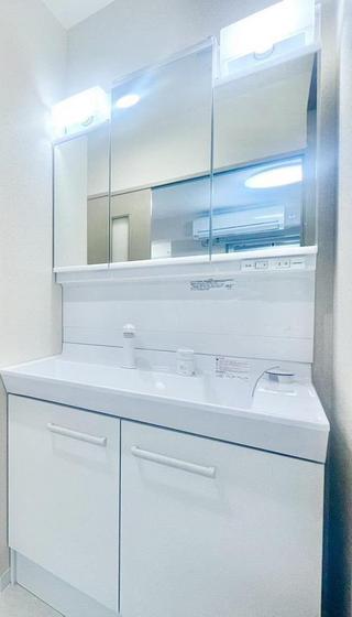 洗面設備　※他号室の写真です