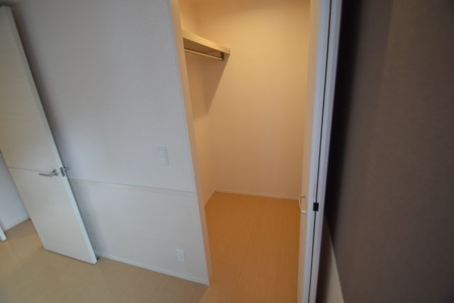 収納　照明つきの収納です