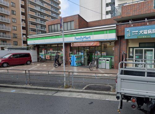 コンビニ　ファミリーマート 長柄店（コンビニ）まで428m