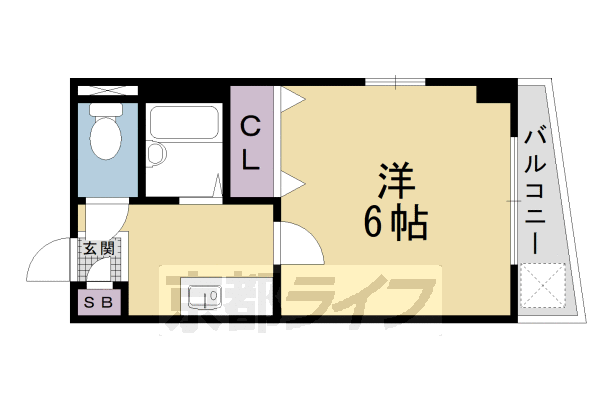 ハイツ本瓦の間取り写真
