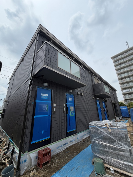 建物外観　建築中