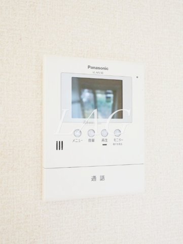 セキュリティ　モニター付きインターフォンです。