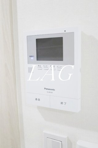 セキュリティ　モニター付きインターフォンです。