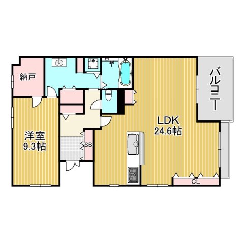 名次町ロジュマンの間取り写真
