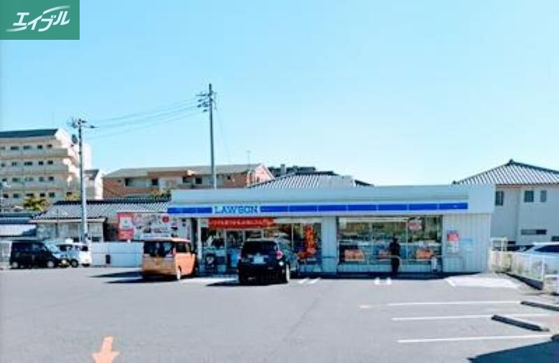 コンビニ　ローソン岡山ドーム前店（コンビニ）まで197m