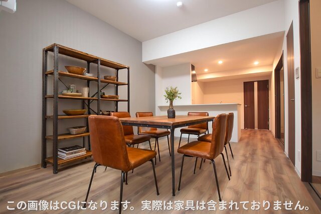 居室・リビング　１３．９帖ＬＤＫ※家具はＣＧイメージです。別部屋参考写真です