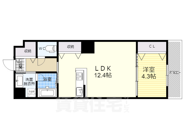 Piketree西京極の間取り写真