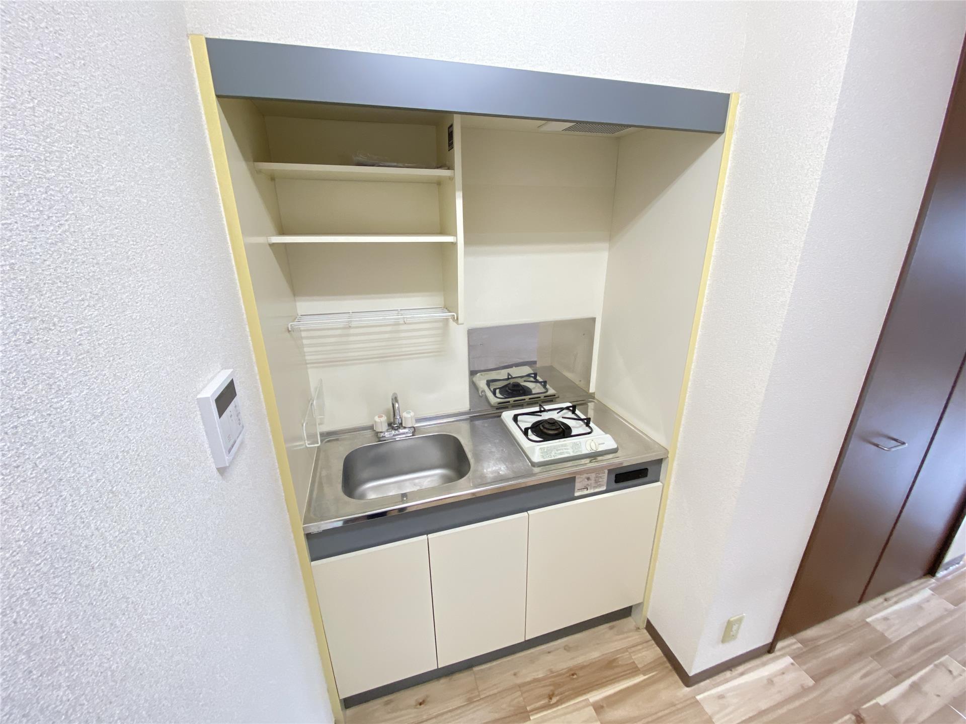 キッチン　1口コンロ付きのシステムキッチン♪