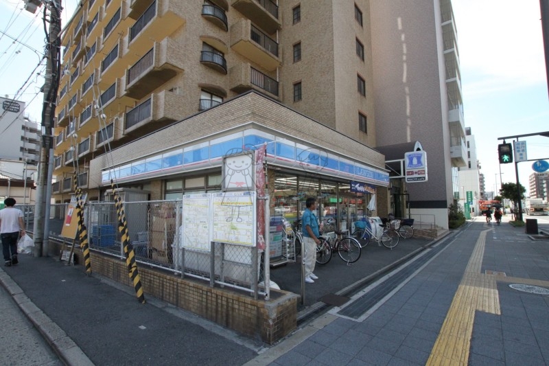 コンビニ　ローソン桑津店（コンビニ）まで47m