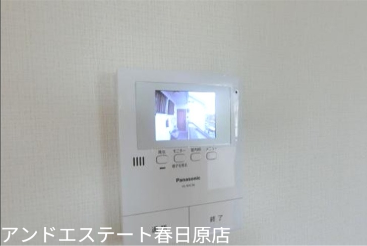セキュリティ　訪問者を確認できます