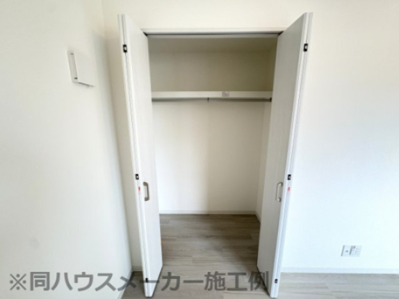 収納　※同ハウスメーカー施工例