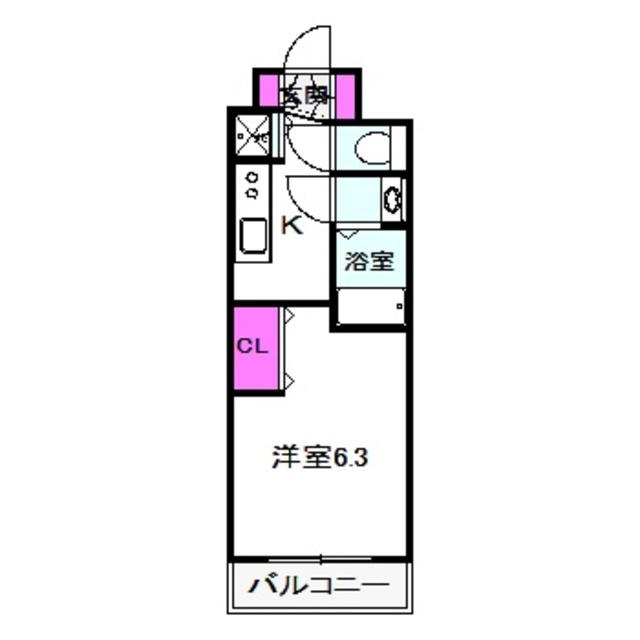 レオンコンフォート京橋の間取り写真