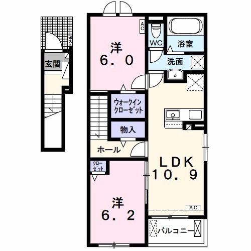 ブルーフローラD.D.Iの間取り写真