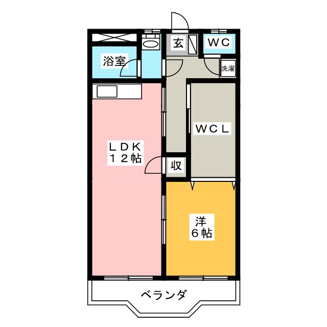 グラッツ アモーレ大垣の間取り写真