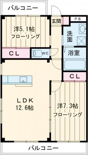 グラン・エベイユの間取り写真