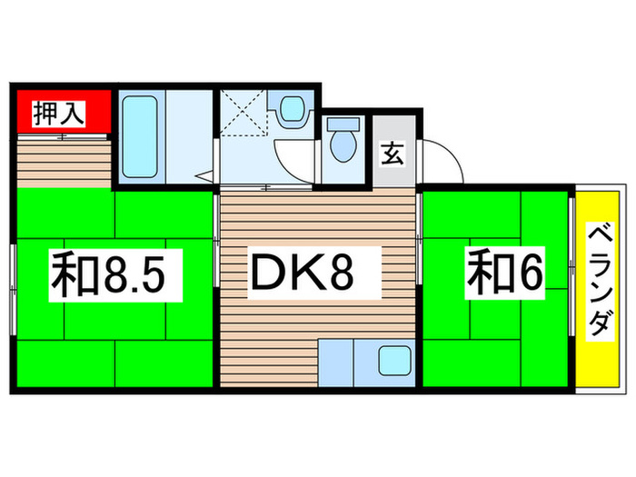 フォ-ブル12の間取り写真