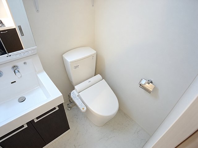 地下鉄東西線 三条京阪駅 徒歩2分 5階建 築15年のトイレ写真