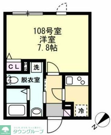 小田急江ノ島線 鵠沼海岸駅 徒歩6分 2階建 築4年の間取り写真