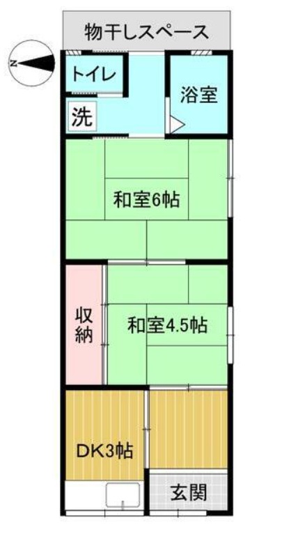 大井町並河1丁目借家の間取り写真