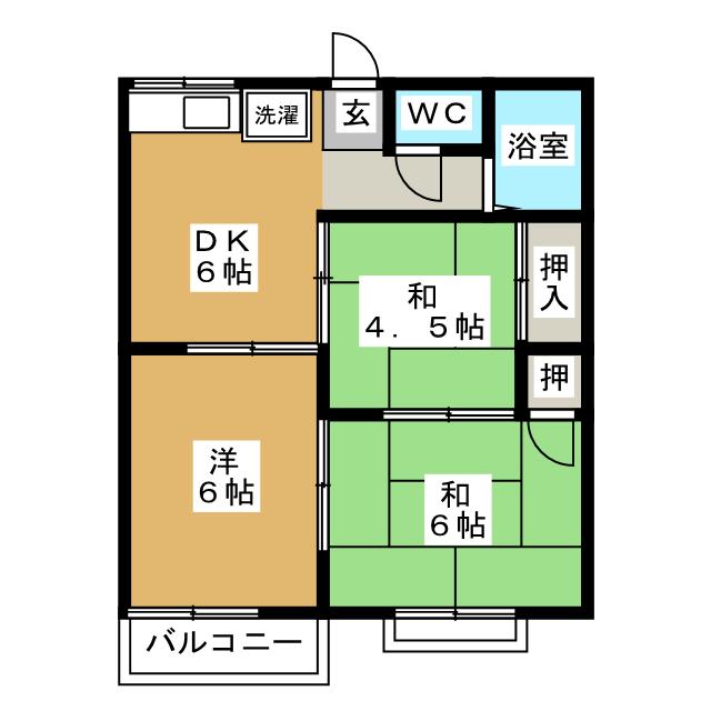 コーポ鈴木の間取り写真