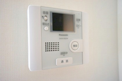 セキュリティ　モニター付きインターホンです♪