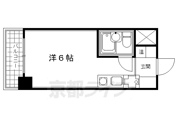 京の五条GREENHOUSEの間取り写真