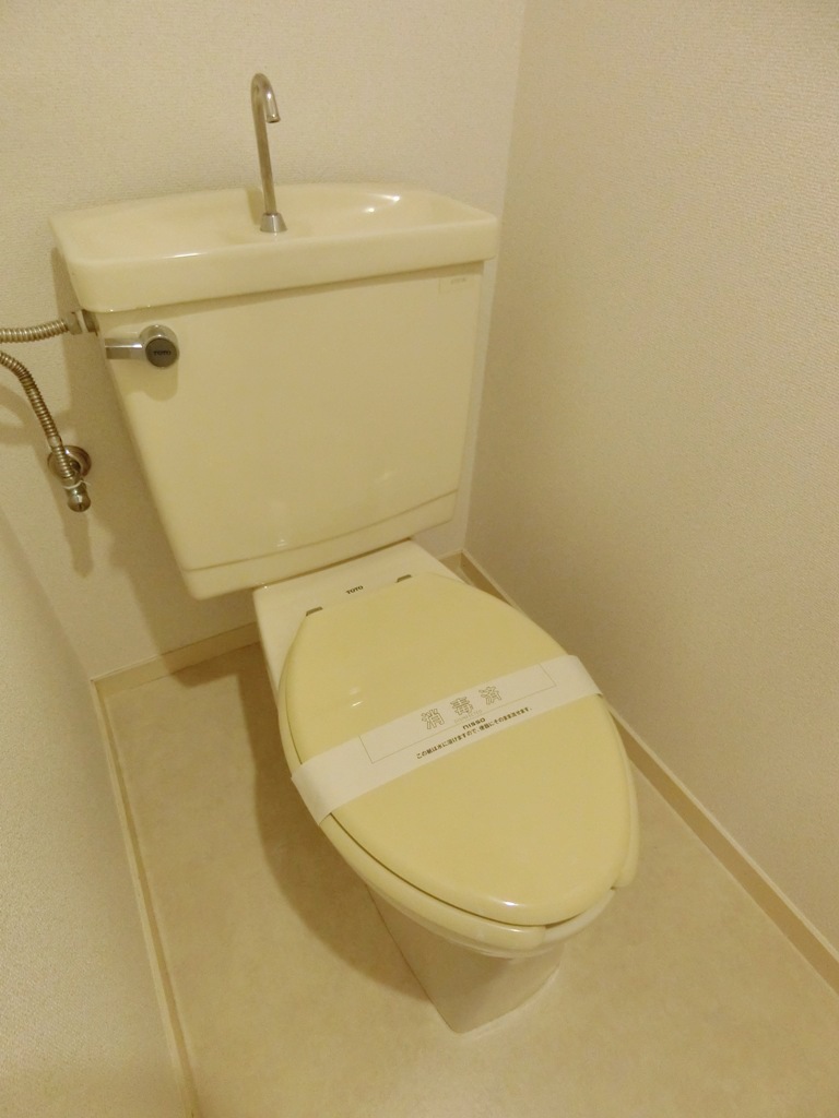 トイレ　同タイプ別号室のお写真になります。