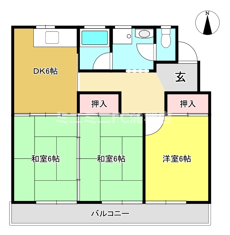 アネックス小林の間取り