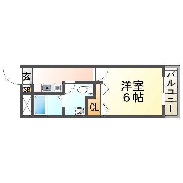 ハイツ24の間取り写真