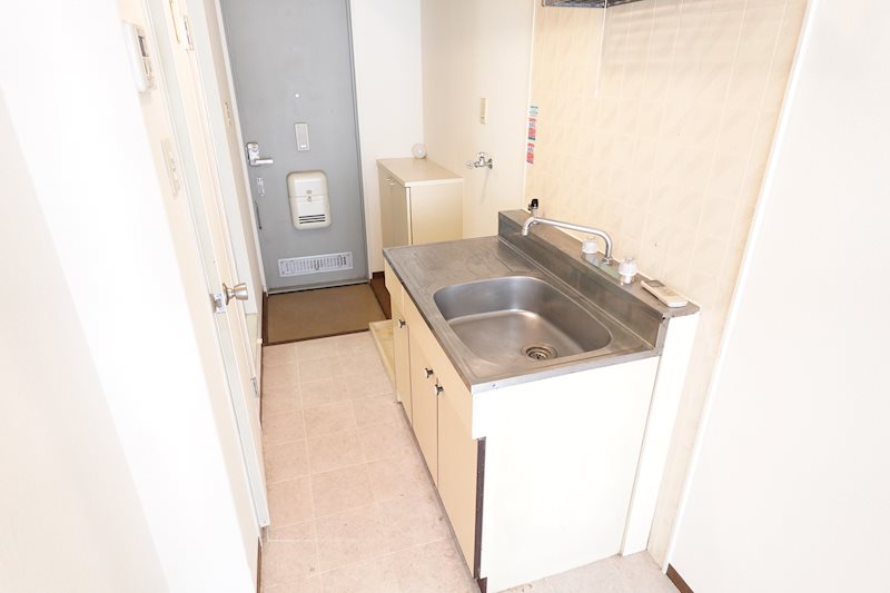 キッチン　ガスコンロ設置可能