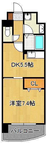 ベイプレイス小倉の間取り