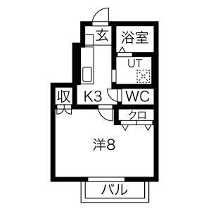 ソレイユ桜町の間取り