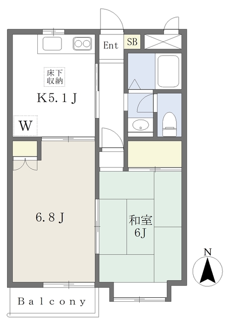 ブラウンヒルズの間取り