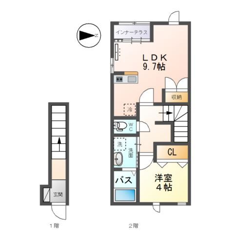 ハピネスIの間取り