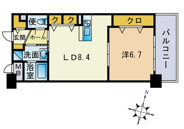 アミティエ博多駅南の間取り